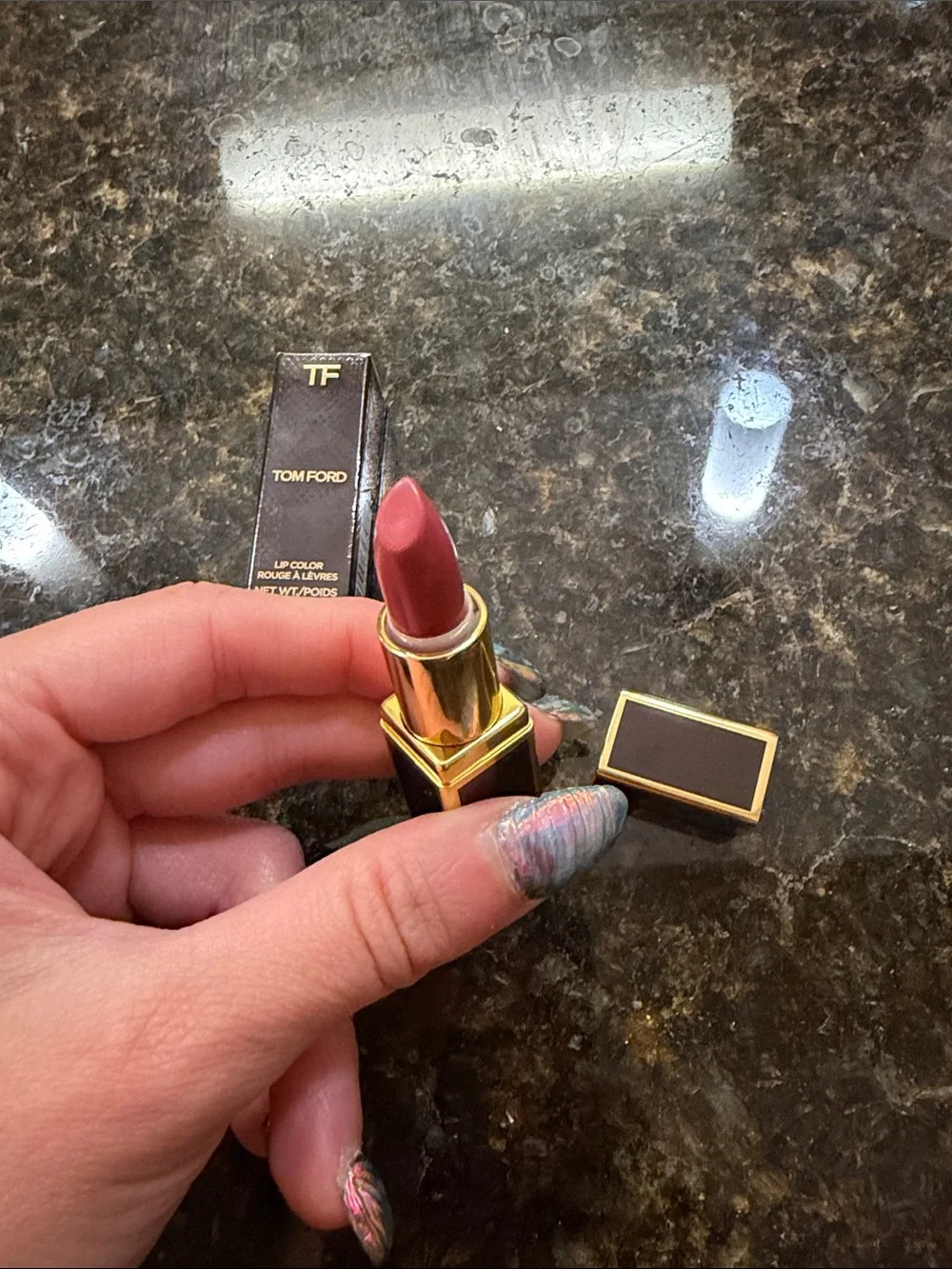 Tom Ford Lipstick in 19 Runway Rose .03oz New